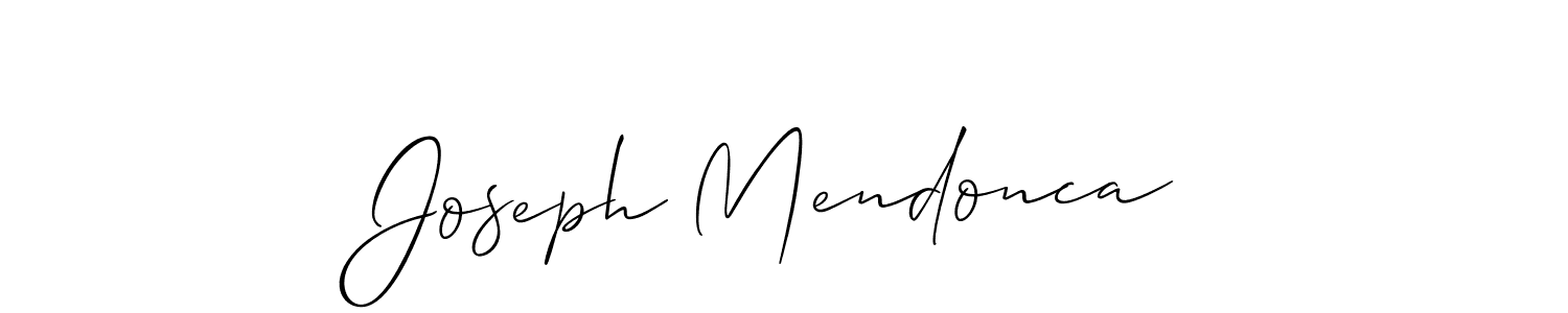 How to make Joseph Mendonca signature? Allison_Script is a professional autograph style. Create handwritten signature for Joseph Mendonca name. Joseph Mendonca signature style 2 images and pictures png