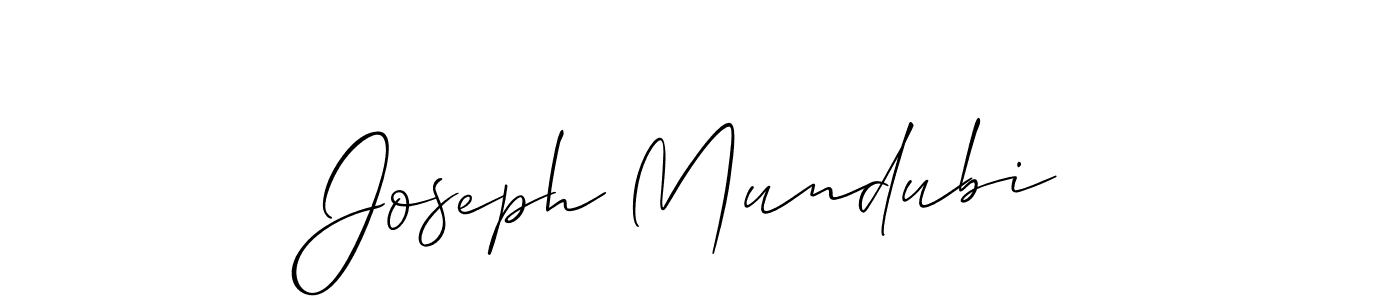 Similarly Allison_Script is the best handwritten signature design. Signature creator online .You can use it as an online autograph creator for name Joseph Mundubi. Joseph Mundubi signature style 2 images and pictures png