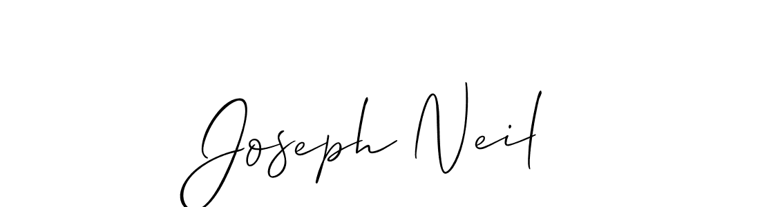 Allison_Script is a professional signature style that is perfect for those who want to add a touch of class to their signature. It is also a great choice for those who want to make their signature more unique. Get Joseph Neil name to fancy signature for free. Joseph Neil signature style 2 images and pictures png