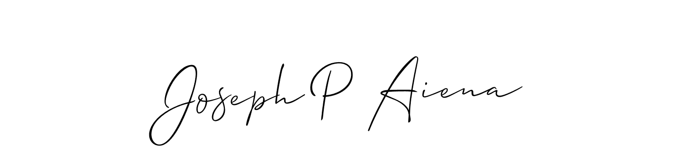 How to Draw Joseph P Aiena signature style? Allison_Script is a latest design signature styles for name Joseph P Aiena. Joseph P Aiena signature style 2 images and pictures png