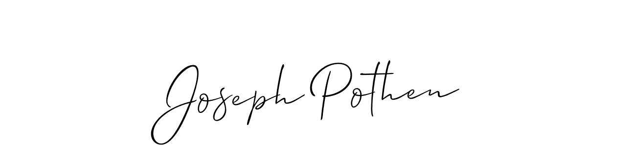 Make a beautiful signature design for name Joseph Pothen. Use this online signature maker to create a handwritten signature for free. Joseph Pothen signature style 2 images and pictures png