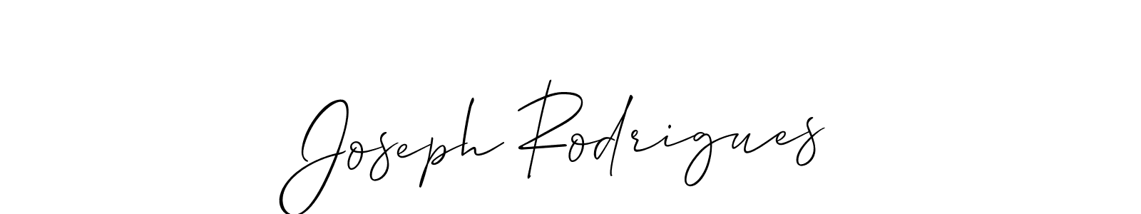 How to Draw Joseph Rodrigues signature style? Allison_Script is a latest design signature styles for name Joseph Rodrigues. Joseph Rodrigues signature style 2 images and pictures png