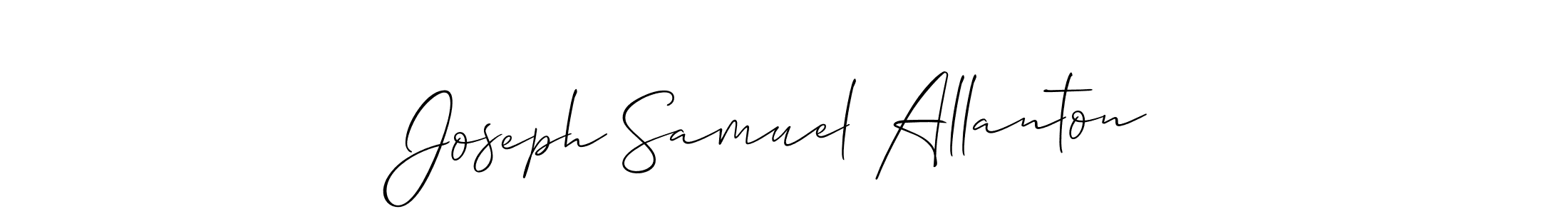 The best way (Allison_Script) to make a short signature is to pick only two or three words in your name. The name Joseph Samuel Allanton include a total of six letters. For converting this name. Joseph Samuel Allanton signature style 2 images and pictures png