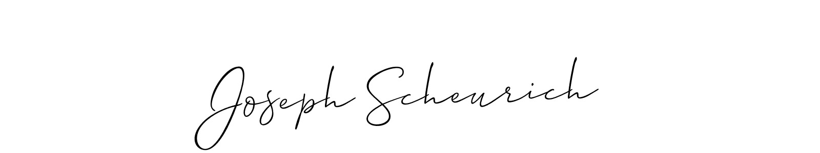 Best and Professional Signature Style for Joseph Scheurich. Allison_Script Best Signature Style Collection. Joseph Scheurich signature style 2 images and pictures png