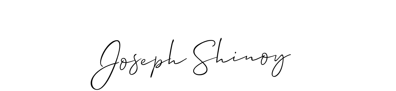 Create a beautiful signature design for name Joseph Shinoy. With this signature (Allison_Script) fonts, you can make a handwritten signature for free. Joseph Shinoy signature style 2 images and pictures png