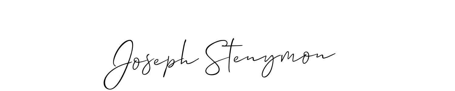 Also we have Joseph Stenymon name is the best signature style. Create professional handwritten signature collection using Allison_Script autograph style. Joseph Stenymon signature style 2 images and pictures png