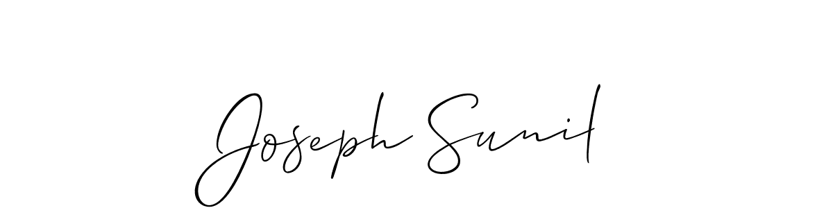 Similarly Allison_Script is the best handwritten signature design. Signature creator online .You can use it as an online autograph creator for name Joseph Sunil. Joseph Sunil signature style 2 images and pictures png