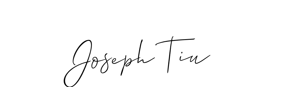 How to make Joseph Tiu signature? Allison_Script is a professional autograph style. Create handwritten signature for Joseph Tiu name. Joseph Tiu signature style 2 images and pictures png