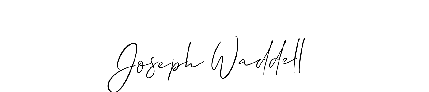 Also You can easily find your signature by using the search form. We will create Joseph Waddell name handwritten signature images for you free of cost using Allison_Script sign style. Joseph Waddell signature style 2 images and pictures png