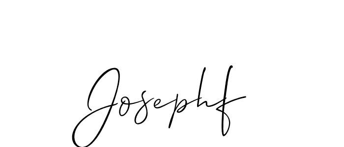 You can use this online signature creator to create a handwritten signature for the name Josephf. This is the best online autograph maker. Josephf signature style 2 images and pictures png