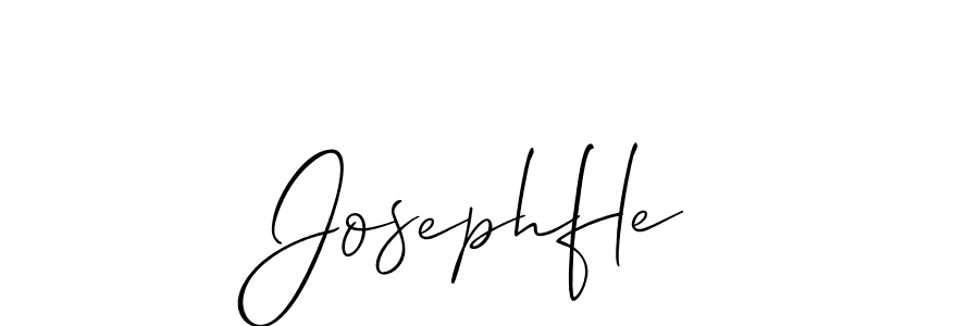 Also You can easily find your signature by using the search form. We will create Josephfle name handwritten signature images for you free of cost using Allison_Script sign style. Josephfle signature style 2 images and pictures png