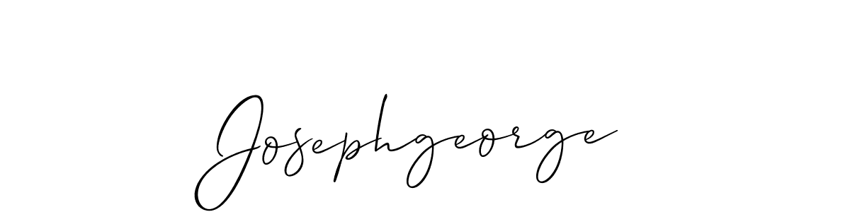 Design your own signature with our free online signature maker. With this signature software, you can create a handwritten (Allison_Script) signature for name Josephgeorge. Josephgeorge signature style 2 images and pictures png