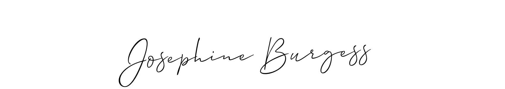 Also You can easily find your signature by using the search form. We will create Josephine Burgess name handwritten signature images for you free of cost using Allison_Script sign style. Josephine Burgess signature style 2 images and pictures png