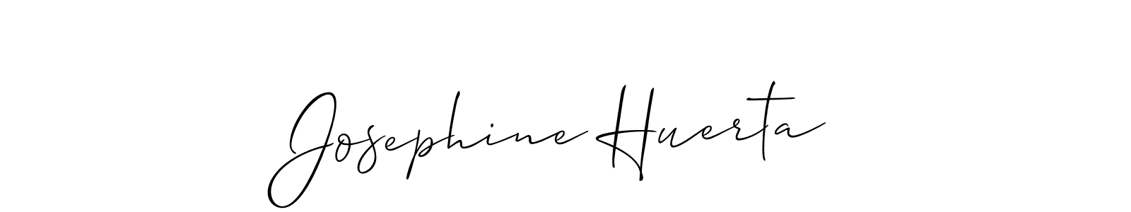 Create a beautiful signature design for name Josephine Huerta. With this signature (Allison_Script) fonts, you can make a handwritten signature for free. Josephine Huerta signature style 2 images and pictures png