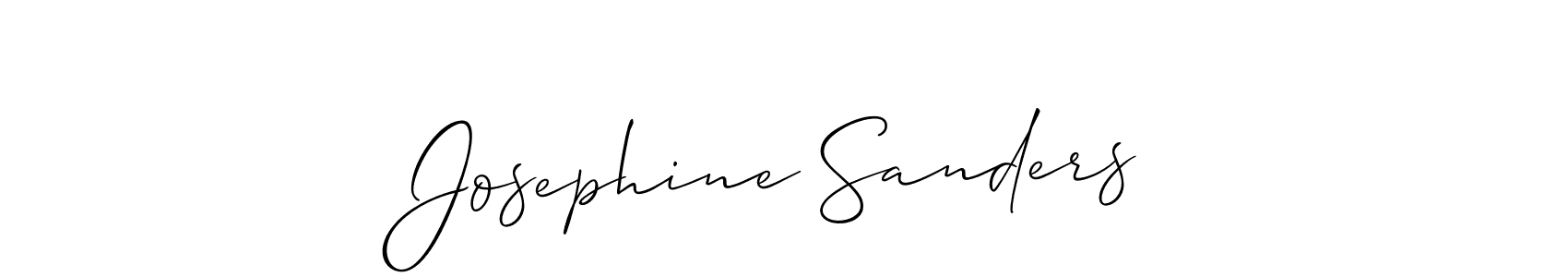 How to Draw Josephine Sanders signature style? Allison_Script is a latest design signature styles for name Josephine Sanders. Josephine Sanders signature style 2 images and pictures png