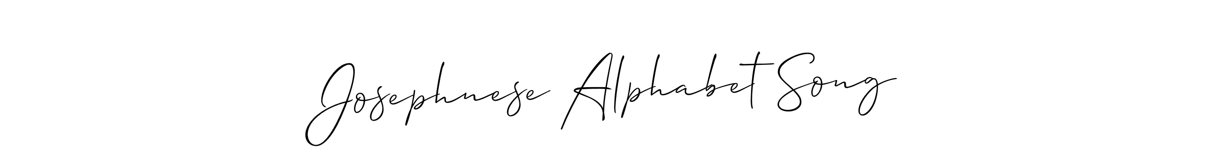 This is the best signature style for the Josephnese Alphabet Song name. Also you like these signature font (Allison_Script). Mix name signature. Josephnese Alphabet Song signature style 2 images and pictures png