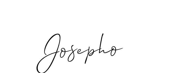 It looks lik you need a new signature style for name Josepho. Design unique handwritten (Allison_Script) signature with our free signature maker in just a few clicks. Josepho signature style 2 images and pictures png