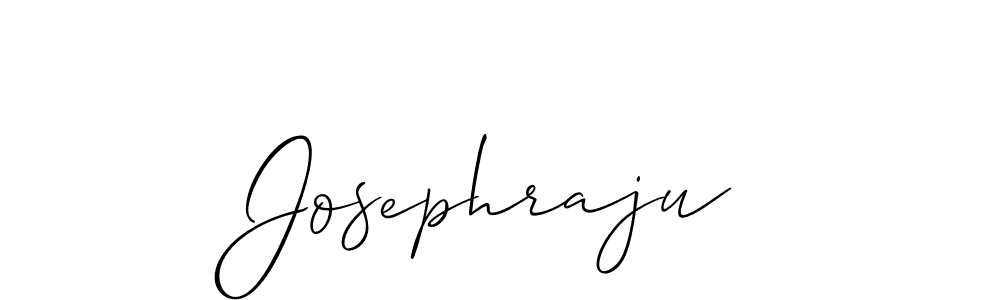 Also we have Josephraju name is the best signature style. Create professional handwritten signature collection using Allison_Script autograph style. Josephraju signature style 2 images and pictures png