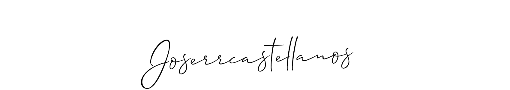 You can use this online signature creator to create a handwritten signature for the name Joserrcastellanos. This is the best online autograph maker. Joserrcastellanos signature style 2 images and pictures png