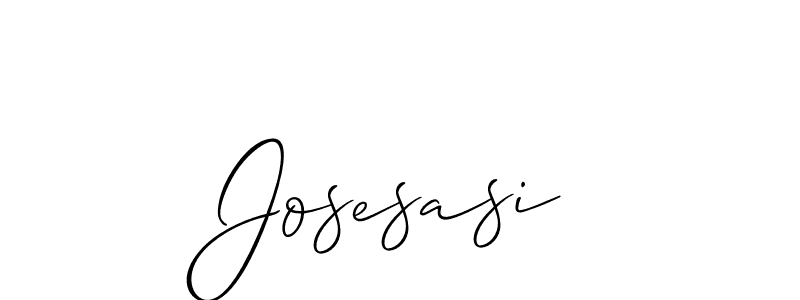 Also we have Josesasi name is the best signature style. Create professional handwritten signature collection using Allison_Script autograph style. Josesasi signature style 2 images and pictures png