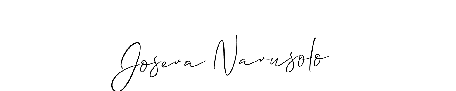 Once you've used our free online signature maker to create your best signature Allison_Script style, it's time to enjoy all of the benefits that Joseva Navusolo name signing documents. Joseva Navusolo signature style 2 images and pictures png