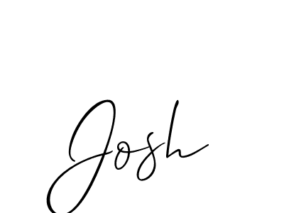 Create a beautiful signature design for name Josh. With this signature (Allison_Script) fonts, you can make a handwritten signature for free. Josh signature style 2 images and pictures png