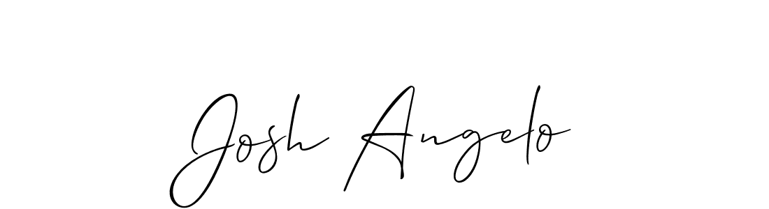 if you are searching for the best signature style for your name Josh Angelo. so please give up your signature search. here we have designed multiple signature styles  using Allison_Script. Josh Angelo signature style 2 images and pictures png