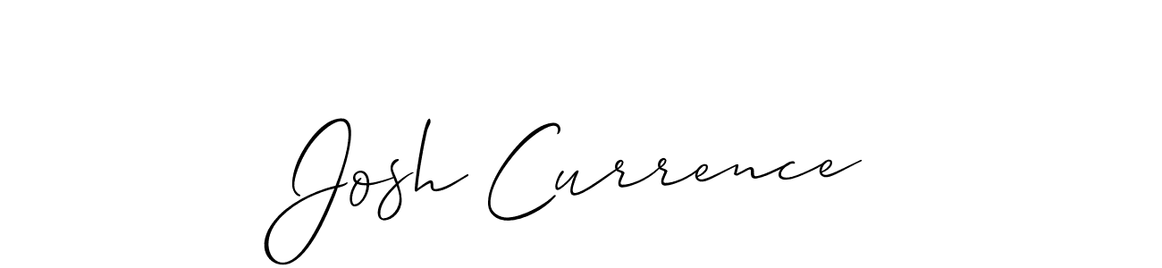 Create a beautiful signature design for name Josh Currence. With this signature (Allison_Script) fonts, you can make a handwritten signature for free. Josh Currence signature style 2 images and pictures png