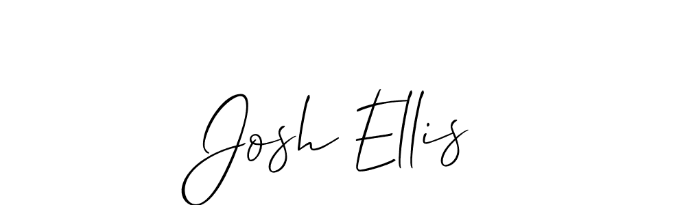 How to Draw Josh Ellis signature style? Allison_Script is a latest design signature styles for name Josh Ellis. Josh Ellis signature style 2 images and pictures png