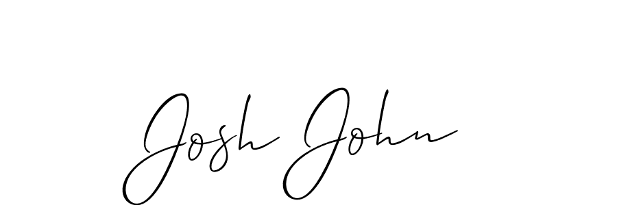Also we have Josh John name is the best signature style. Create professional handwritten signature collection using Allison_Script autograph style. Josh John signature style 2 images and pictures png