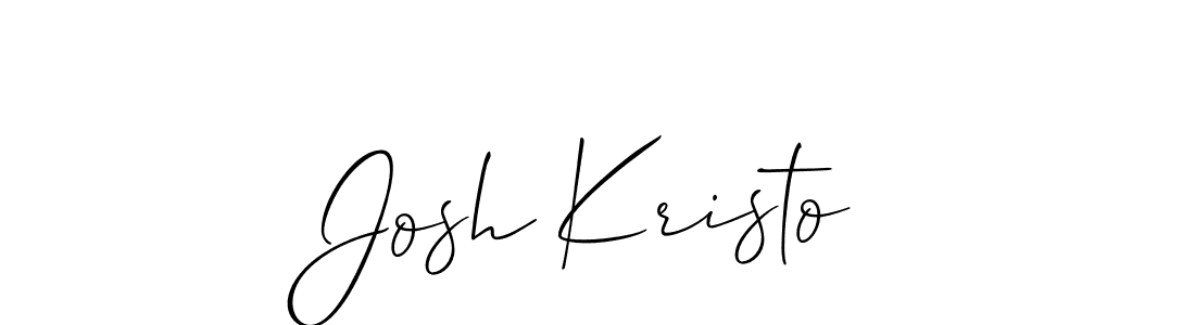 Make a short Josh Kristo signature style. Manage your documents anywhere anytime using Allison_Script. Create and add eSignatures, submit forms, share and send files easily. Josh Kristo signature style 2 images and pictures png