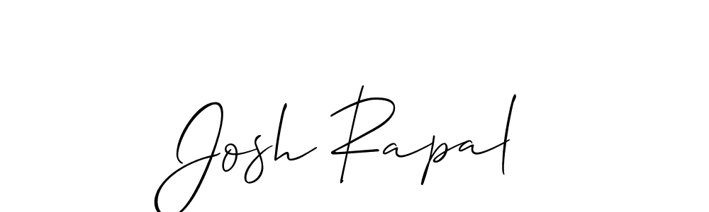 Best and Professional Signature Style for Josh Rapal. Allison_Script Best Signature Style Collection. Josh Rapal signature style 2 images and pictures png