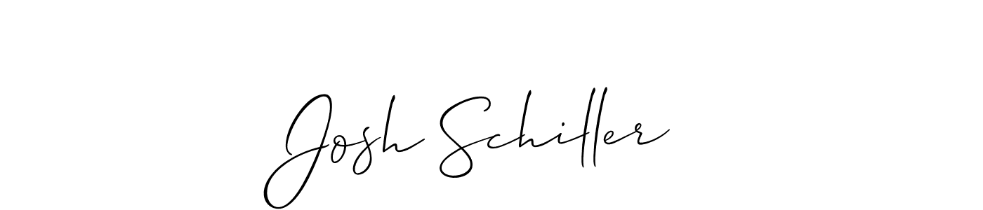 Once you've used our free online signature maker to create your best signature Allison_Script style, it's time to enjoy all of the benefits that Josh Schiller  name signing documents. Josh Schiller  signature style 2 images and pictures png