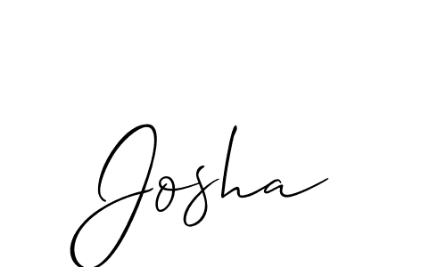 Best and Professional Signature Style for Josha. Allison_Script Best Signature Style Collection. Josha signature style 2 images and pictures png