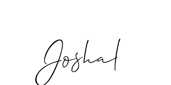 Make a short Joshal signature style. Manage your documents anywhere anytime using Allison_Script. Create and add eSignatures, submit forms, share and send files easily. Joshal signature style 2 images and pictures png