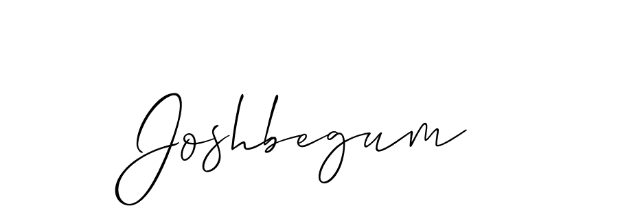 Allison_Script is a professional signature style that is perfect for those who want to add a touch of class to their signature. It is also a great choice for those who want to make their signature more unique. Get Joshbegum name to fancy signature for free. Joshbegum signature style 2 images and pictures png