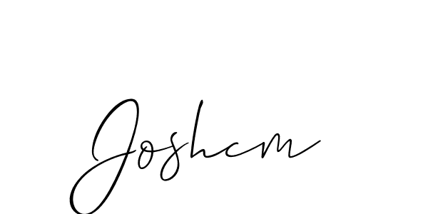 Also You can easily find your signature by using the search form. We will create Joshcm name handwritten signature images for you free of cost using Allison_Script sign style. Joshcm signature style 2 images and pictures png