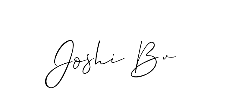 Make a beautiful signature design for name Joshi Bv. Use this online signature maker to create a handwritten signature for free. Joshi Bv signature style 2 images and pictures png