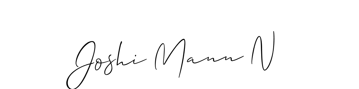 Make a beautiful signature design for name Joshi Mann N. Use this online signature maker to create a handwritten signature for free. Joshi Mann N signature style 2 images and pictures png
