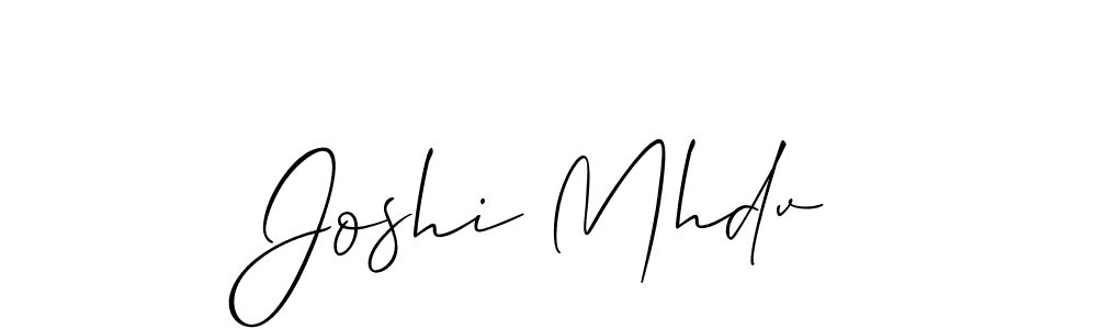 How to Draw Joshi Mhdv signature style? Allison_Script is a latest design signature styles for name Joshi Mhdv. Joshi Mhdv signature style 2 images and pictures png