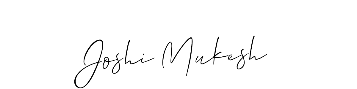 This is the best signature style for the Joshi Mukesh name. Also you like these signature font (Allison_Script). Mix name signature. Joshi Mukesh signature style 2 images and pictures png