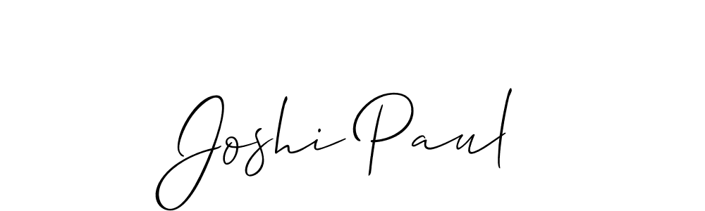 How to Draw Joshi Paul signature style? Allison_Script is a latest design signature styles for name Joshi Paul. Joshi Paul signature style 2 images and pictures png