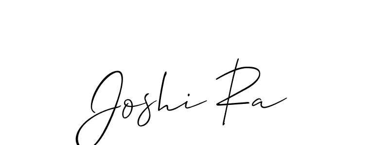 Also You can easily find your signature by using the search form. We will create Joshi Ra name handwritten signature images for you free of cost using Allison_Script sign style. Joshi Ra signature style 2 images and pictures png