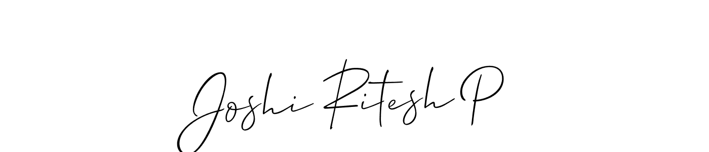 How to Draw Joshi Ritesh P signature style? Allison_Script is a latest design signature styles for name Joshi Ritesh P. Joshi Ritesh P signature style 2 images and pictures png