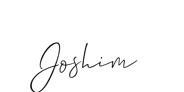 Best and Professional Signature Style for Joshim. Allison_Script Best Signature Style Collection. Joshim signature style 2 images and pictures png