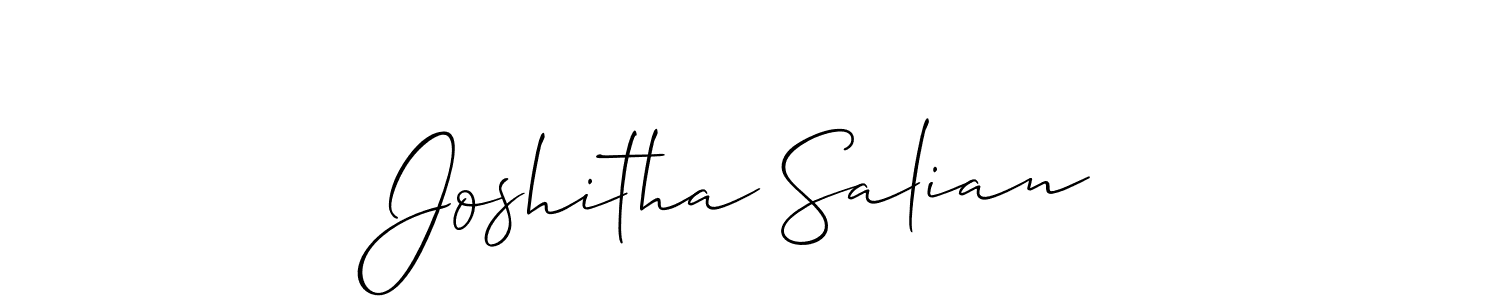 See photos of Joshitha Salian official signature by Spectra . Check more albums & portfolios. Read reviews & check more about Allison_Script font. Joshitha Salian signature style 2 images and pictures png