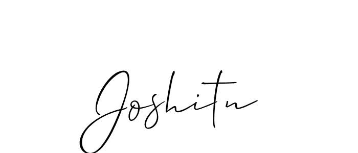 Allison_Script is a professional signature style that is perfect for those who want to add a touch of class to their signature. It is also a great choice for those who want to make their signature more unique. Get Joshitn name to fancy signature for free. Joshitn signature style 2 images and pictures png