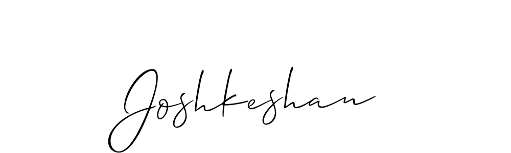 The best way (Allison_Script) to make a short signature is to pick only two or three words in your name. The name Joshkeshan include a total of six letters. For converting this name. Joshkeshan signature style 2 images and pictures png