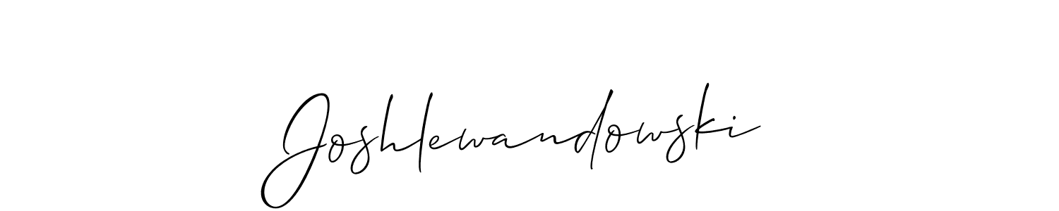 You should practise on your own different ways (Allison_Script) to write your name (Joshlewandowski) in signature. don't let someone else do it for you. Joshlewandowski signature style 2 images and pictures png