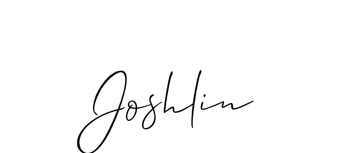 Joshlin stylish signature style. Best Handwritten Sign (Allison_Script) for my name. Handwritten Signature Collection Ideas for my name Joshlin. Joshlin signature style 2 images and pictures png